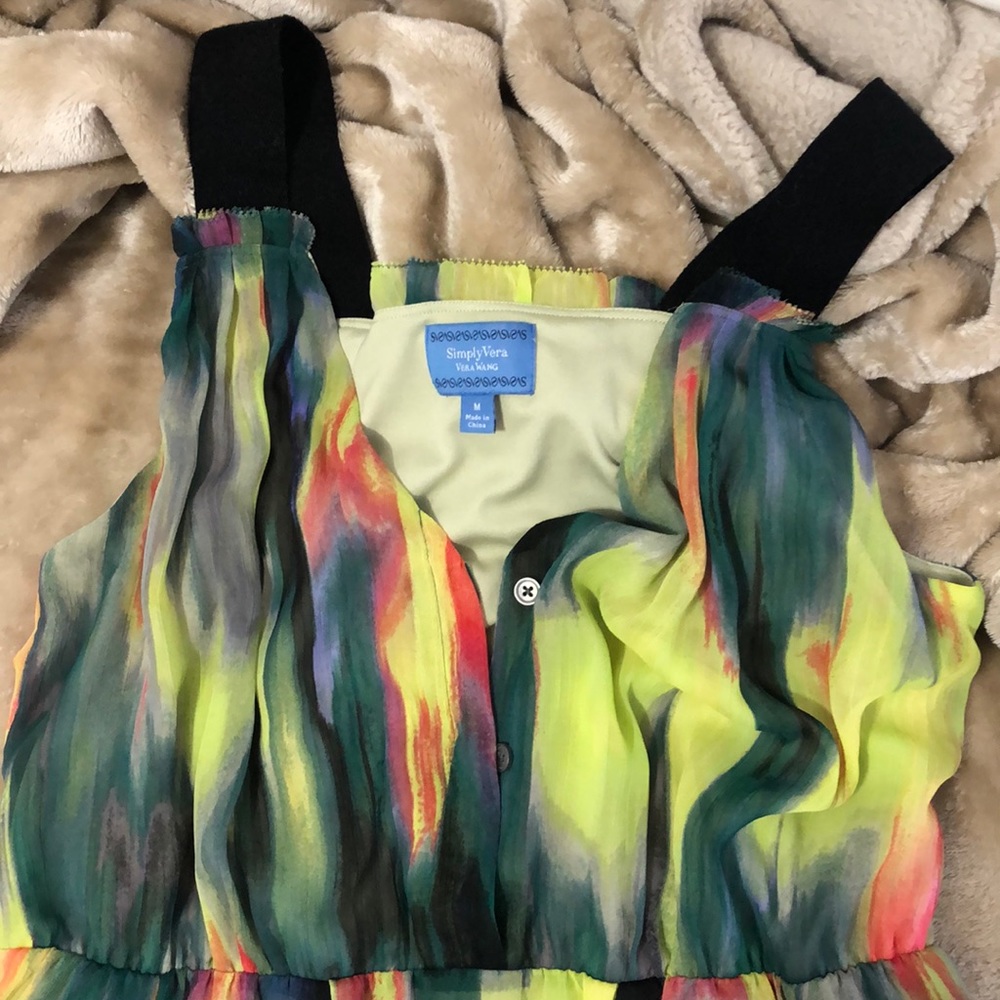 Simply Vera Vera Wang water color dress; size M